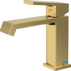 Смеситель для раковины HAIBA HB10575-5, золото  (HB10575-5)