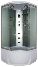 Душевая кабина River DUNAY 90/44 МТ — закрытая кабина; 
Ограждение	полностенное;
Форма	четверть круга ;

Конструкция дверей	раздвижные;
Габариты (ШхВхД)	90x210x90 см
