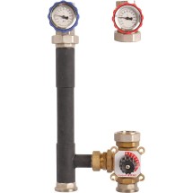 Насосная группа с 3-х ходовым приводным смесителем 1&quot; без насоса ROMMER RDG-0003 — 