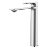 Смеситель для раковины-чаши Azario ASHER высокий, керамический картридж, без донного клапана, хром (AZ-VNN168R11C) — 