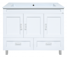 Тумба под раковину Misty Дива 105 напольная, белая — 