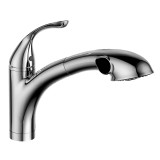 Смеситель Lemark Intense LM5650C для кухни с вытягивающимся поворотным изливом — 