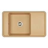 Мойка для кухни из литого мрамора Aquaton Беллис 87 латте 1A724832BS260 — 