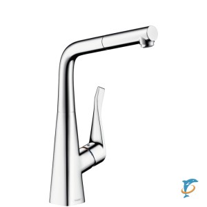 Смеситель Hansgrohe Metris 14821000 для кухонной мойки  (14821000)