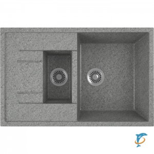 Кухонная мойка GreenStone GRS-21K-309 темно-серая  (GRS-21K-309)
