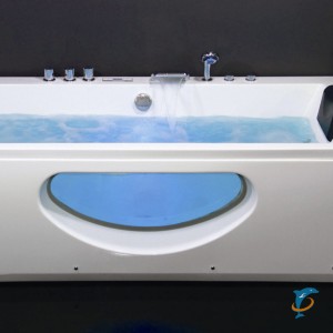 Гидромассажная ванна EAGO прямоугольная двухместная 1800х900х600 мм  (AM220JDCHZ)