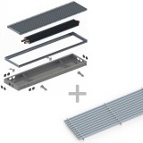 Конвектор ITT.090.350.2200 с решеткой GRILL.LGA-35-2200 natural — 