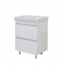 Тумба с раковиной Misty Енисей 60 с 2 ящиками, напольная Тумба с раковиной Misty Енисей 60 с 2 ящиками, напольная —