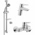 Набор смесителей для ванны VitrA Solid S A49227EXP