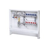 Коллекторный узел в коллекторном шкафу для напольного отопления FAR FK3482C106 — 