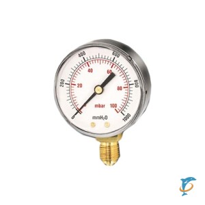 Манометр газовый Watts MG 80 3/8 60мбар  (10021623)