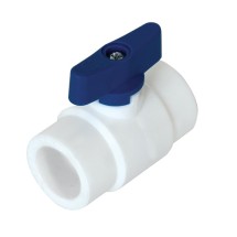 Мини кран KALDE шаровой Ф25 (синяя ручка) —  Мини-кран шаровой KALDE