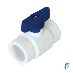 Мини кран KALDE шаровой Ф25 (синяя ручка) (3242-vlm-250001)