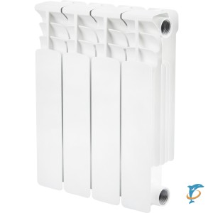 Биметаллический радиатор STOUT Space 350 4 секции боковое подключение  (SRB-0310-035004)