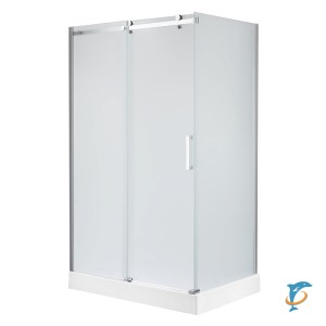 Душевое ограждение Loranto CS-502 1200х900х1975 универсальная ориентация, в комплекте с поддоном, матовое стекло 8мм., профиль хром (CS-502 120-90) (CS-502 120-90)