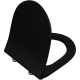 Крышка-сиденье VitrA Sento 120-483-009 тонкое, микролифт, черный матовый  (120-483-009)