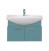 Мебель для ванной Misty Джулия 85 с зеркало-шкафом подвесная голубая