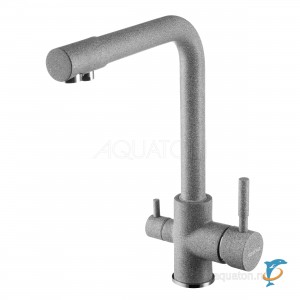 Смеситель Aquaton Руан фильтр серый 1AX004FCXX230 (1AX004FCXX230)