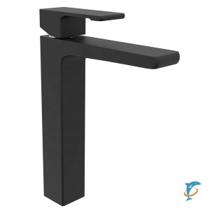 Смеситель для раковины Kaiser Elite 01111-2 чёрный матовый  (01111-2)