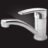 Смеситель Elghansa MONICA CHROME 1600219 хром — Поворотный излив обеспечивает удобство в использовании и прекрасно подходит для больших раковин. Длина излива 130 мм.