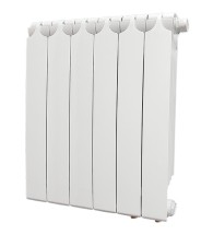 Биметаллический радиатор Teplopribor BR1 500 9 секций, нижнее подключение справа — 
