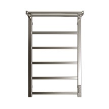 Электрический полотенцесушитель с полкой STOUT JAZZ quadro 80х50 , полированный  — 