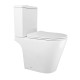 Унитаз-компакт Azario Flin 365х590х790 напольный, безободковый с быстросъемным сиденьем микролифт (AZ-1363C)  (AZ-1363C)