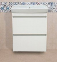 Тумба с раковиной Misty Енисей 60 с 2 ящиками, подвесная — 