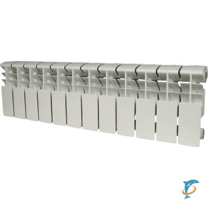 Алюминиевый радиатор ROMMER Plus 200 12 секций (RAL9016)  (RAL-3210-020012)