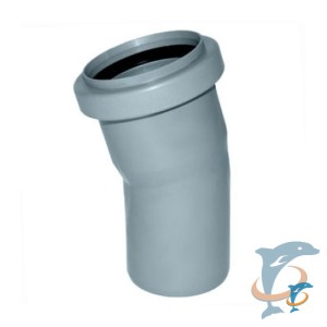 Отвод канализационный Ф50-15* (Millennium) (18056
)