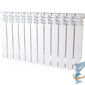Радиатор литой алюминий "Белые Колодези" 350 12 секций  (D031B350.12)