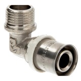 Пресс уголок VALTEC 16х1/2 с наружной рьзьбой  — 