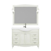 Комплект мебели ValenHouse Эллина 120 слоновая кость без пенала, фурнитура хром — 