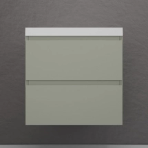 Тумба для комплекта подвесная Style Line Манхэттен 60, олива — Зеркало Style Line Лотос 120 Белый глянец ЛС-00000621