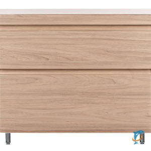 Тумба с раковиной El Fante Атлантика 80 Люкс PLUS напольная, ясень перламутр  (ЛС-00000688 + ЛС-00000616)