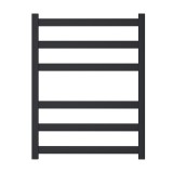 Полотенцесушитель водяной Point Меркурий PN83156B П6 500x600, черный — 