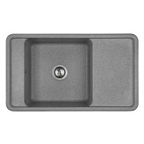Мойка для кухни из литого мрамора Aquaton Беллис 87 серый 1A724832BS230 — 