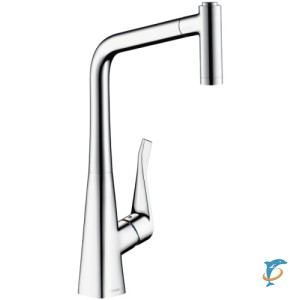 Смеситель Hansgrohe Metris 14820800 для кухонной мойки  (14820800)
