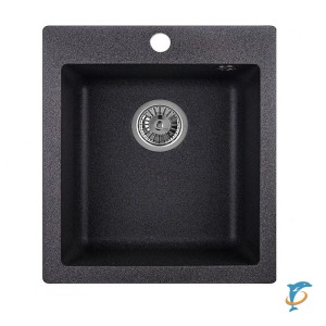 Мойка для кухни Granula 4201, ГРАФИТ (ЧЁРНО-СЕРЫЙ), гранит  (GR-4201 графит)