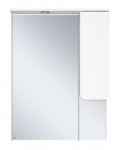 Зеркало-шкаф Misty Чегет 75 белый, правый — 