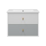 Тумба для комплекта Brevita Анастейша 80 подвесная с 2 ящиками — 