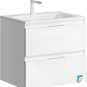 Тумба с раковиной Aqwella Accent 60 подвесная  (ACC0106W+aqwella_Mal.06.04.D)