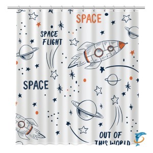 Штора для ванной Fixsen DESIGN FX-2508 Space  (FX-2508)