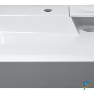 Раковина подвесная AZARIO Etna 600х500х110 литьевой мрамор, белая (CS00078303) (CS00078303)