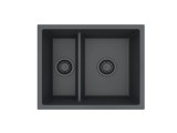 Мойка кухонная Alveus OMNI 50 GRANITAL DEEP BLACK-G90 BE 550x450x198 с сифоном 1149000 — 
