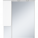 Зеркало-шкаф Misty Чегет 85 белый, левый  (П-Чег-02085-01Л)