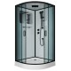 Душевая кабина NG-6901-01 BLACK (900х900х2100) низкий поддон (16 см), стекло тонированное  (69010134BLACK)