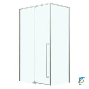Душевое ограждение Azario MALE 1200х800х1950 прозрачное стекло 6 мм, профиль хром (AZ-J50-12080-CH-CL)  (AZ-J50-12080-CH-CL)