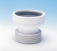 Труба фановая McAlpine MRWC1-C — Прямая фановая труба с манжетой; длина 100мм; вход на 90-110мм, выход вставляется внутрь 4"/110мм трубы