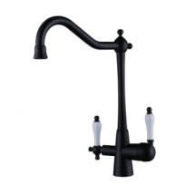 Смеситель для кухни под фильтр Черный Kaiser Vincent 31844-2 — 